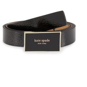 Kate Spade New York  Belt gold/ black Size XL Genuine Patent Leather Belt